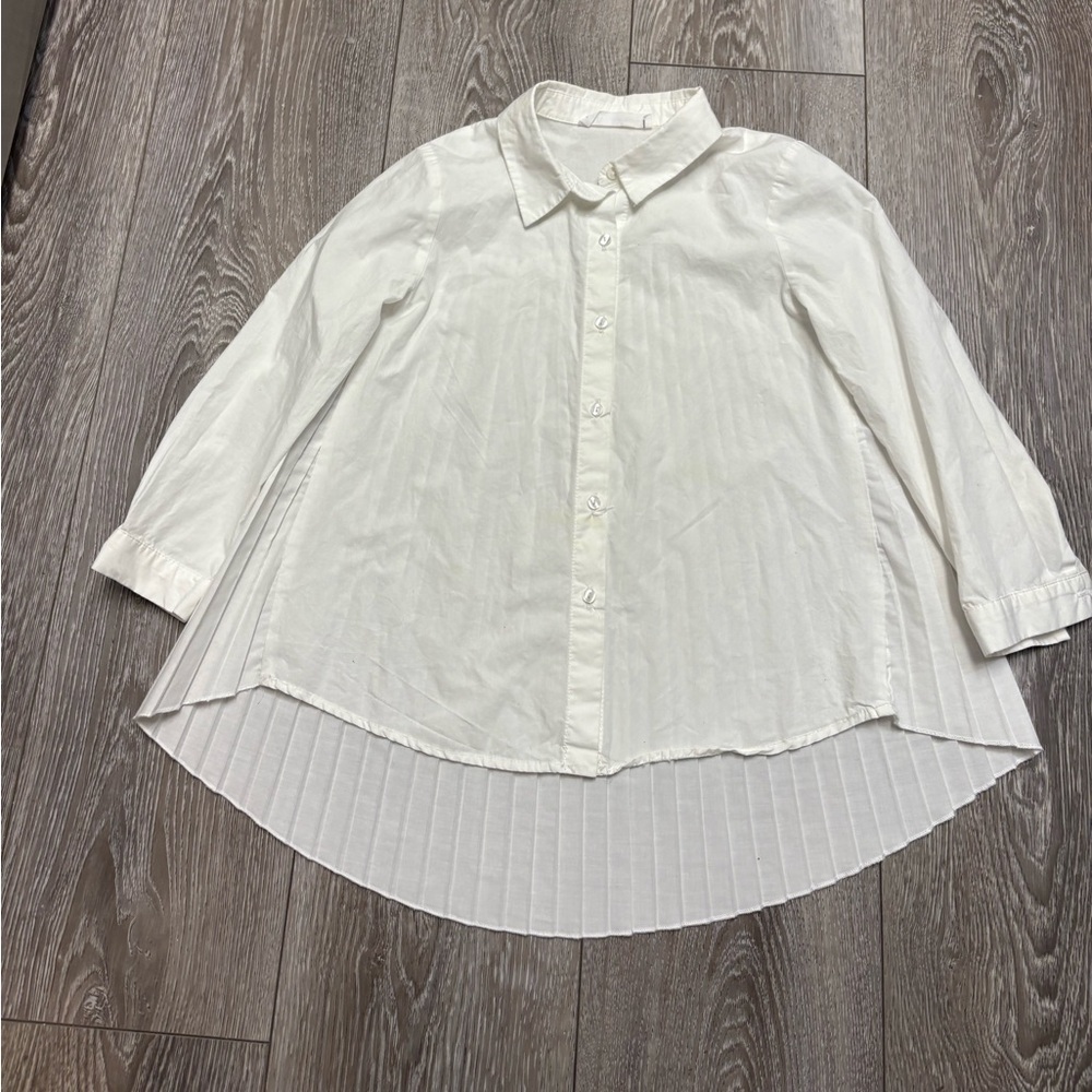 Zara white Collared Shirt